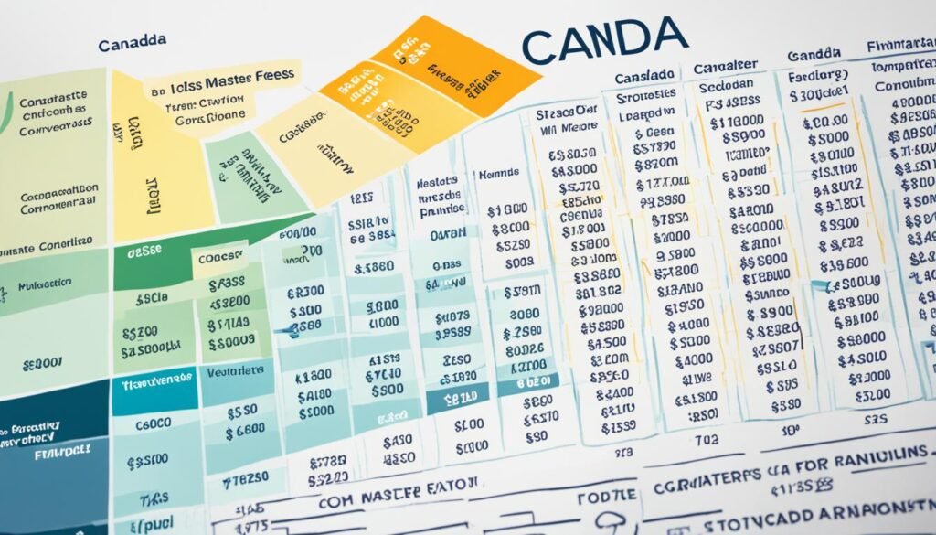 Masters program living expenses in Canada