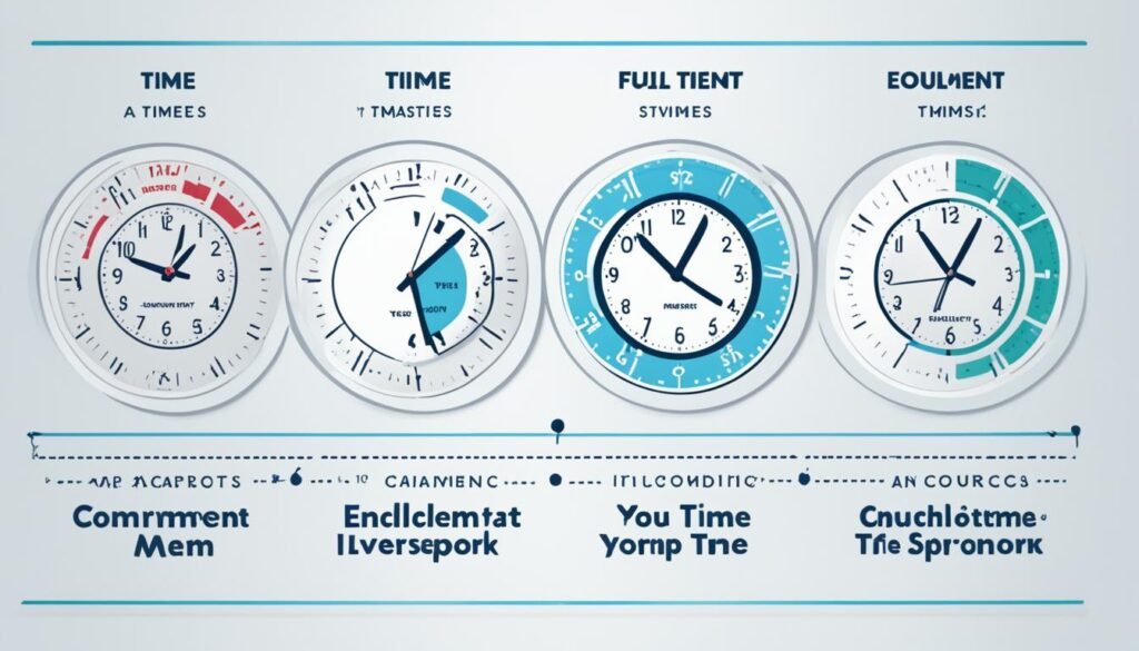 full-time vs part-time enrollment