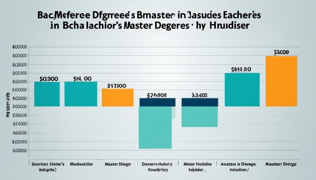 Average salary with a master’s degree