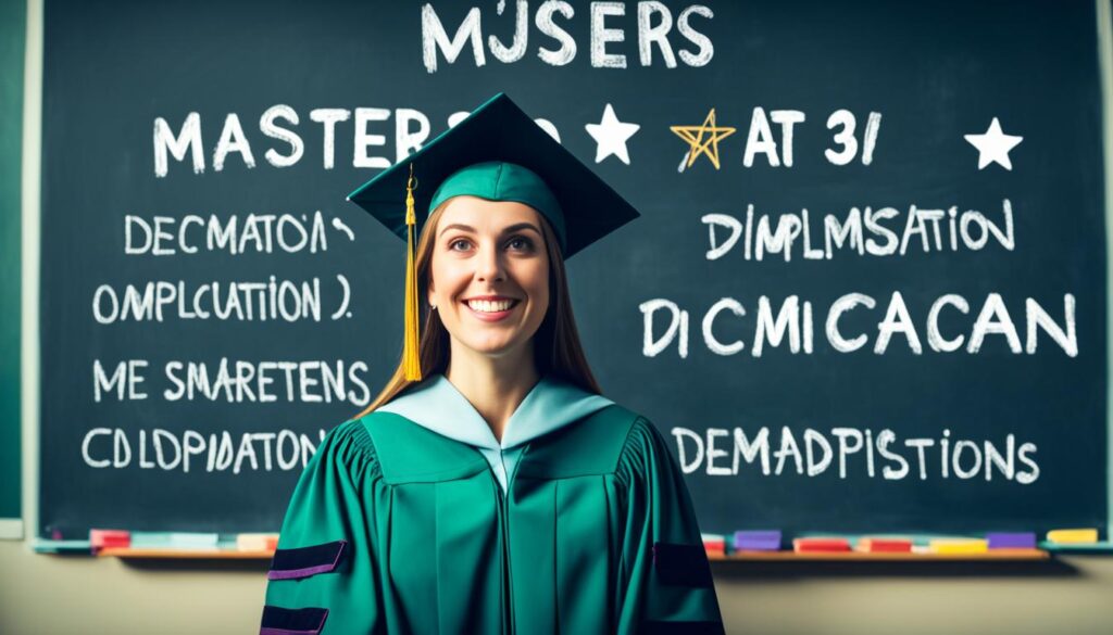 Is 30 too old to get a Masters?