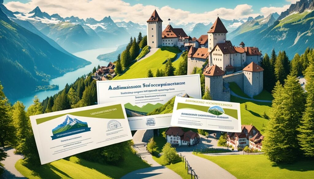 admission requirements to Swiss higher education