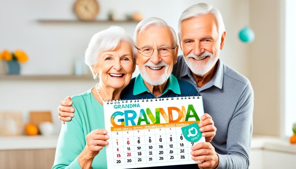 average age at becoming a grandparent