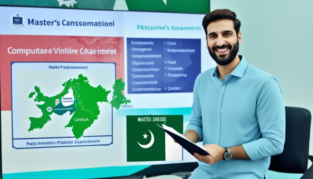 online master degree from pakistan