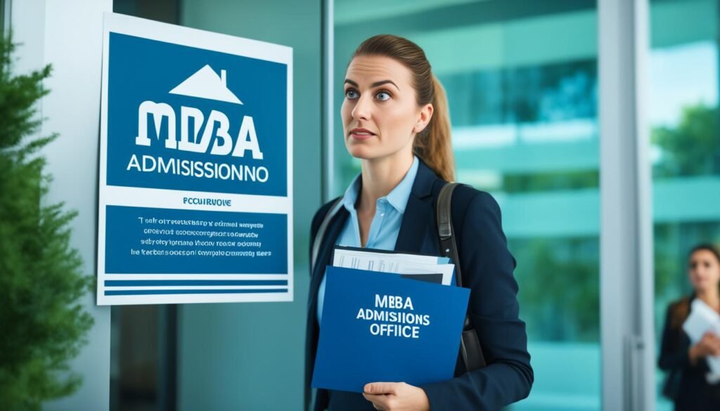 MBA program admission