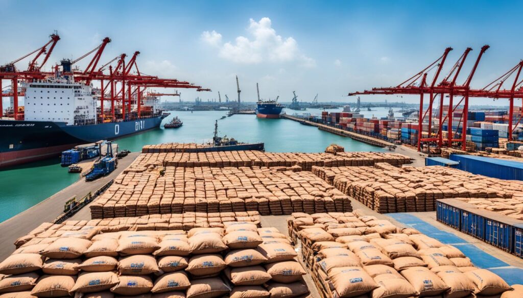 Abidjan port facilities