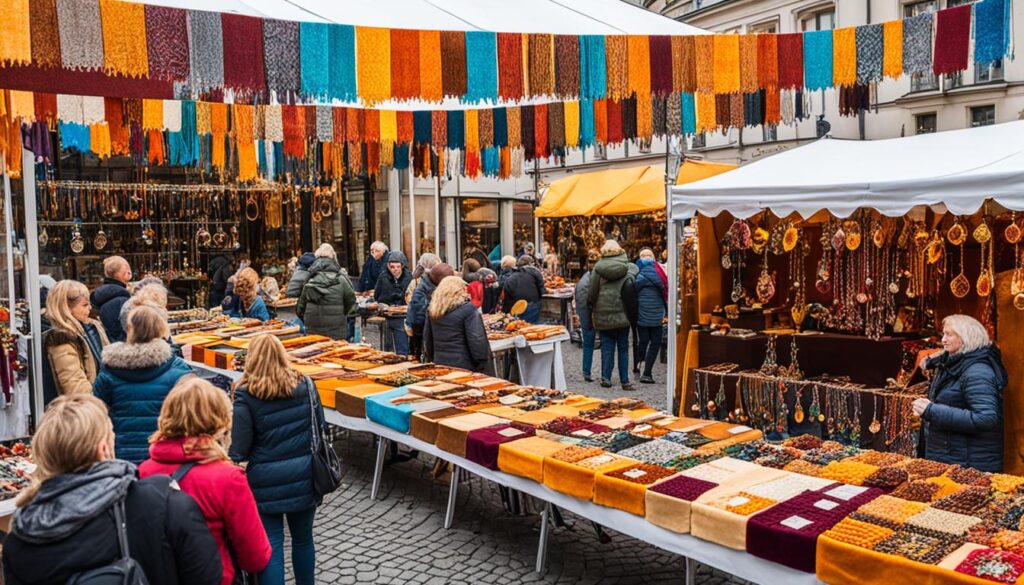 Amber crafts and trade in Vilnius