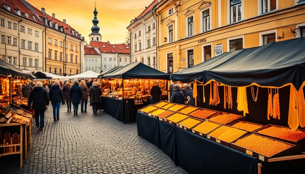 Lithuania: Amber crafts and trade Vilnius Lithuania