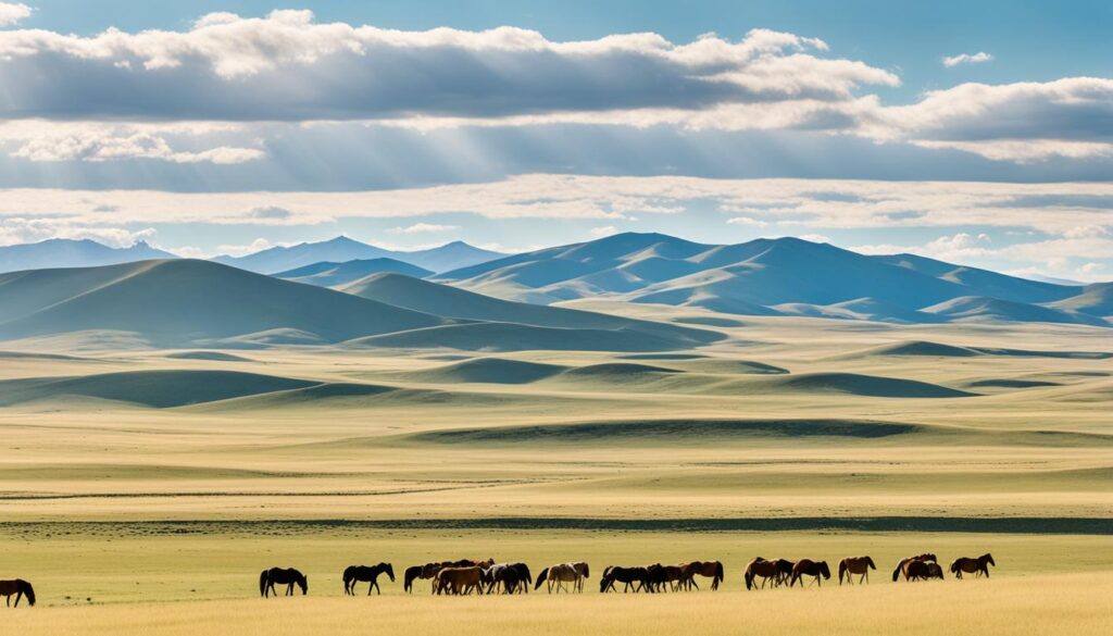 Mongolian steppe