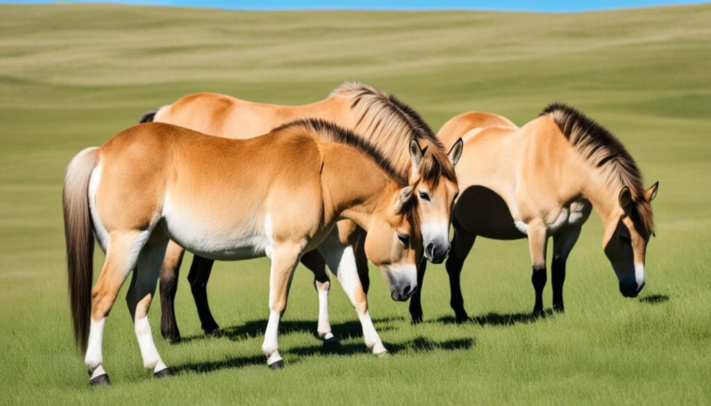 Przewalski's horse in Hustai National Park