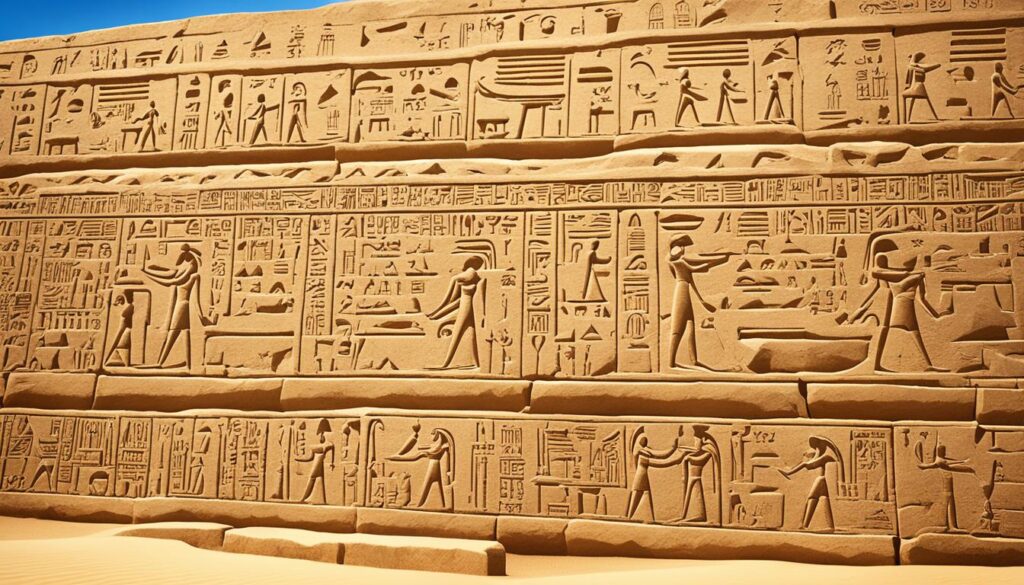 hieroglyphs in Egyptian culture