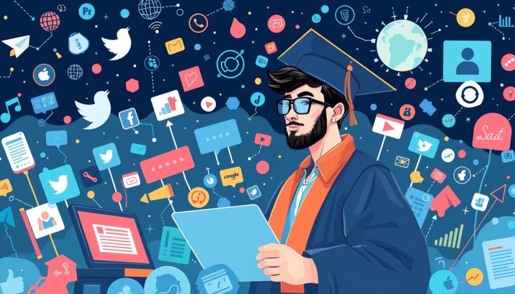 social media job search strategies for advanced degrees